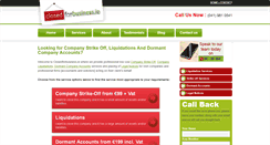 Desktop Screenshot of closedforbusiness.ie